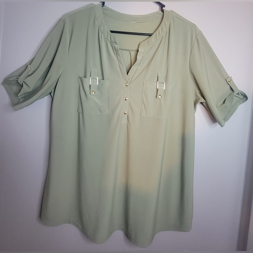 PerSeption Concept Womens blouse olive